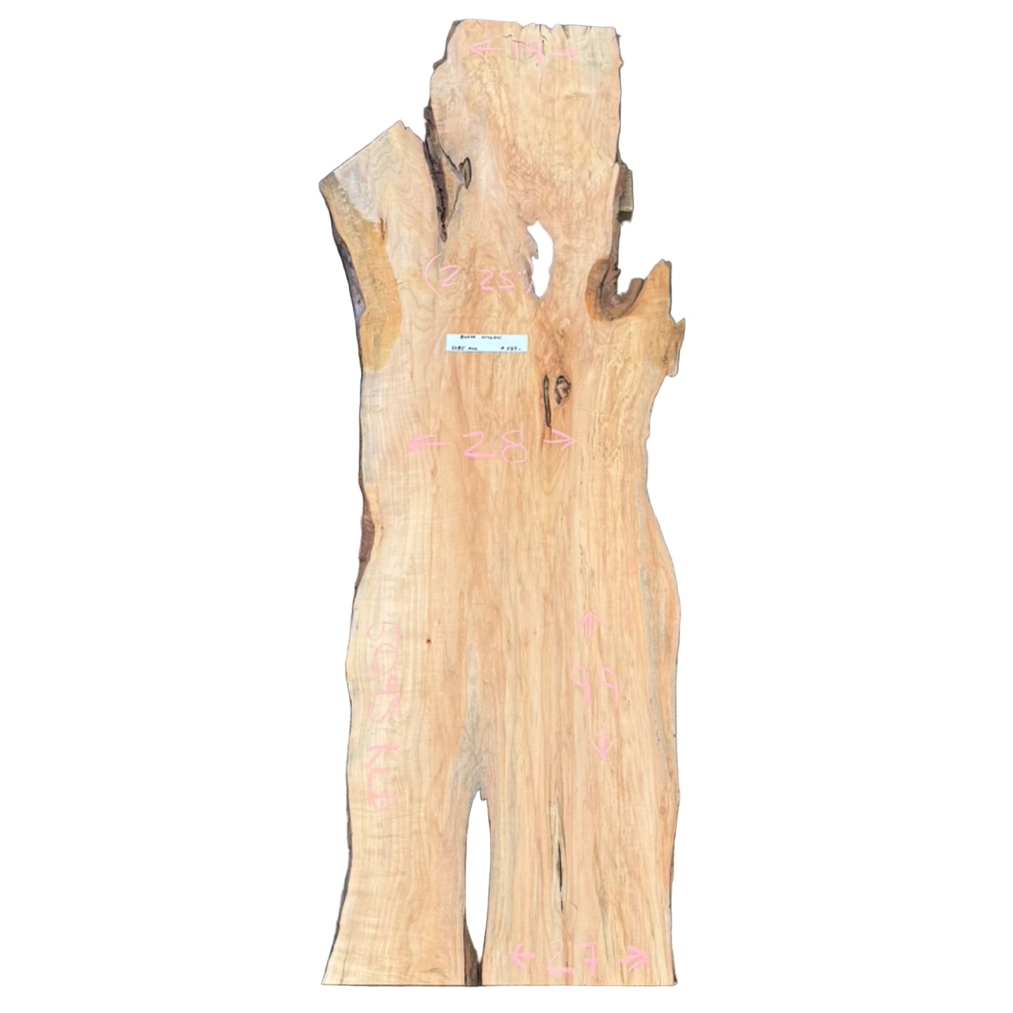 Black Willow Live Edge Slab S2S 5095.KLD