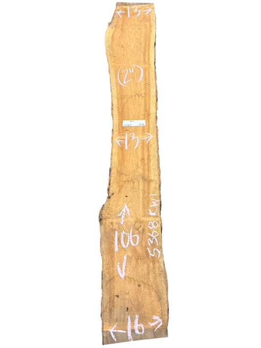 cherry live edge wood slab