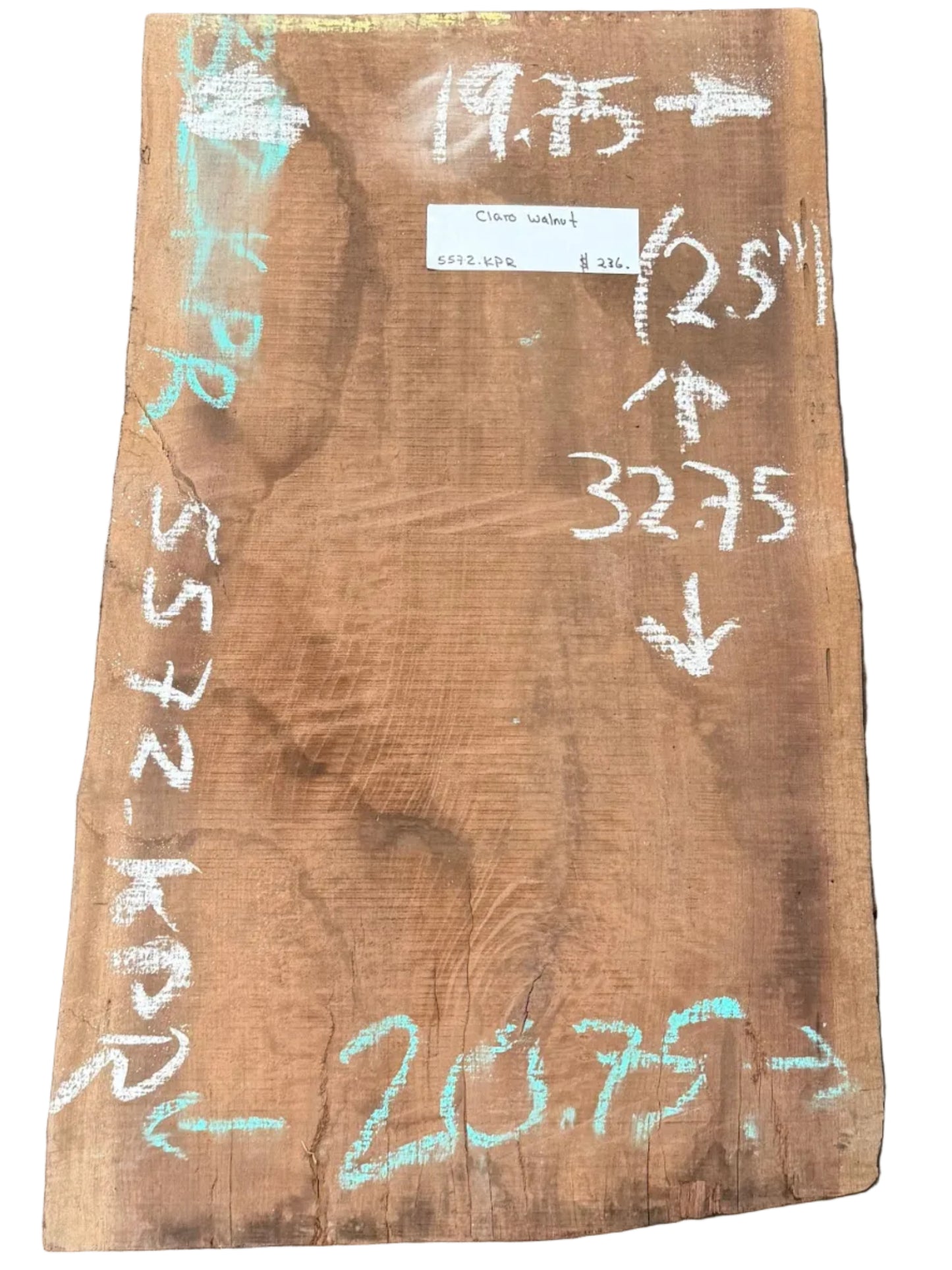 Claro Walnut Live Edge Slab 5572.KPR