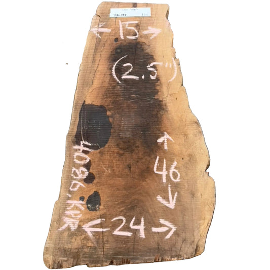 Claro Walnut Live Edge Slab 4086.KWI