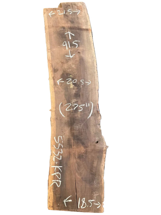 Claro Walnut Live Edge Slab 5532.KPR