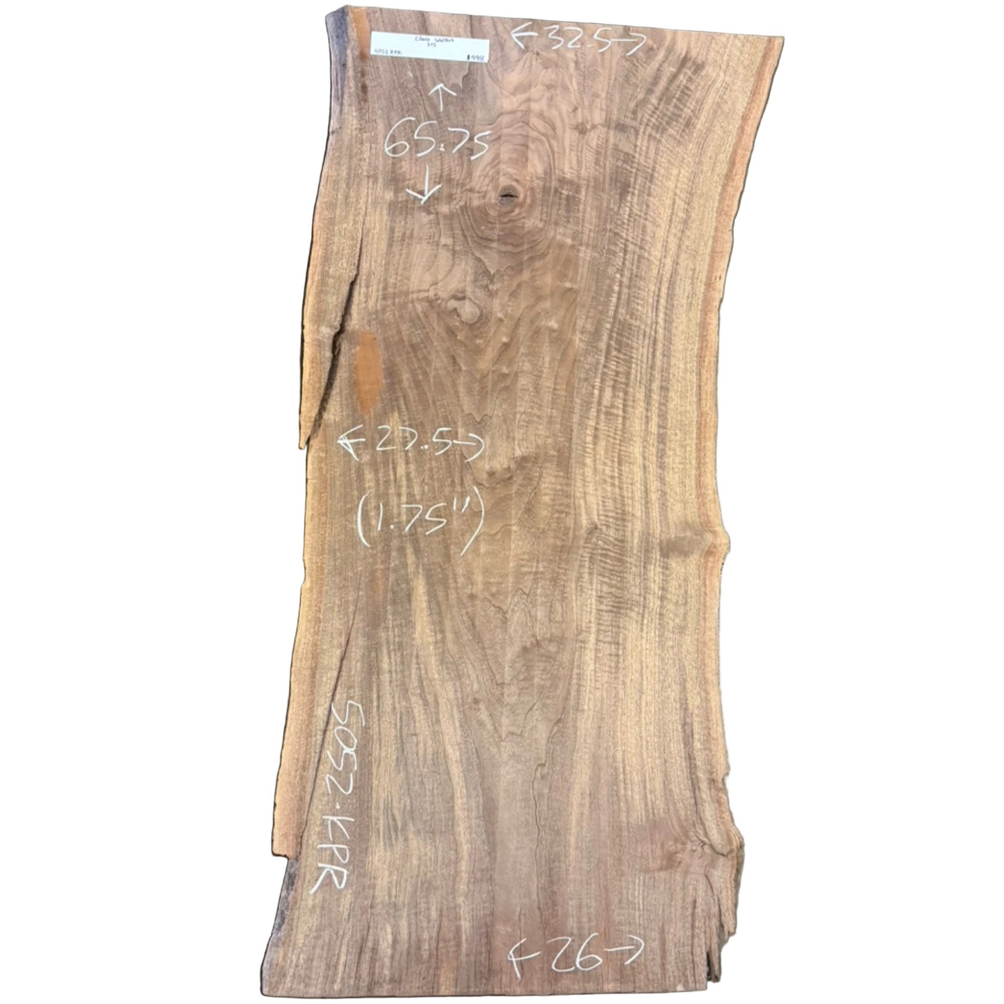 Claro Walnut Live Edge Slab S1S 5052.KPR