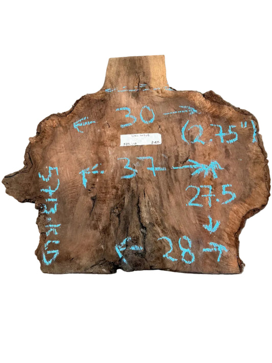Claro Walnut Live Edge Slab 5713.KLD