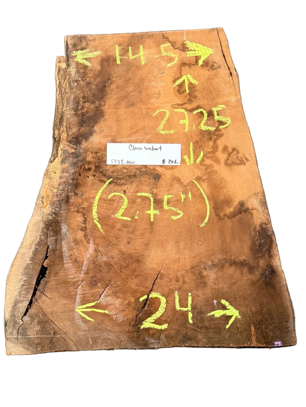 Claro Walnut Live Edge Slab 5935.KPR