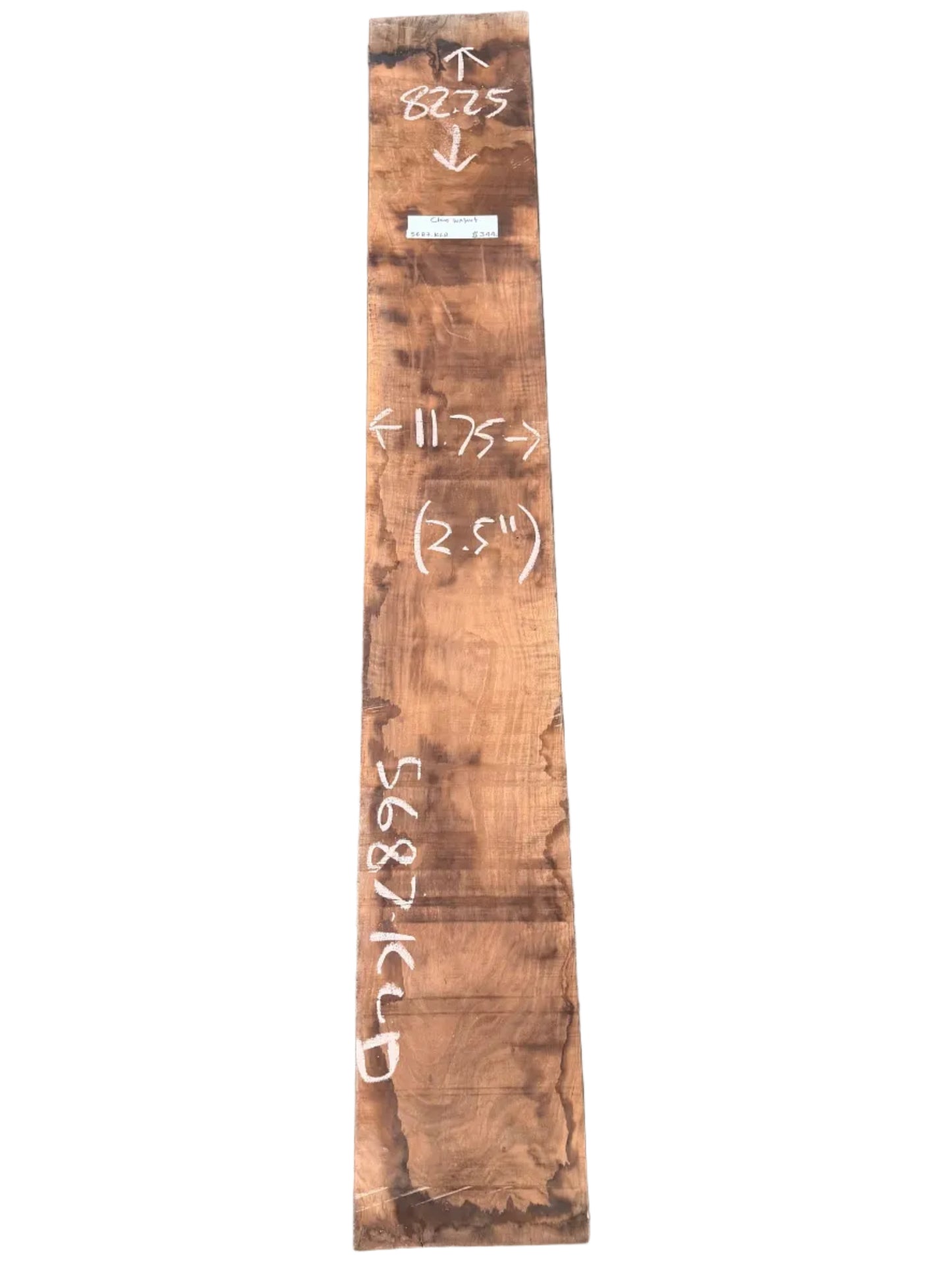 Claro Walnut Rough Sawn Lumber 5687.KLD