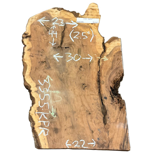 Claro Walnut Live Edge Slab 3355.KPR