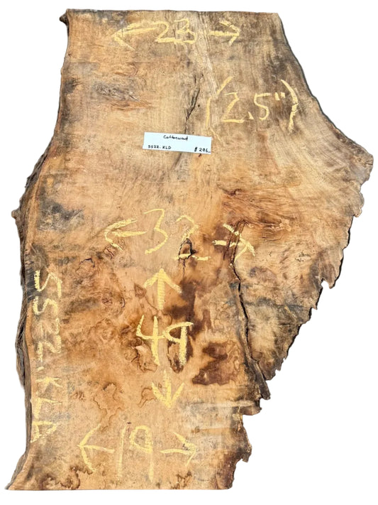 Cottonwood Live Edge Slab 5522.KLD