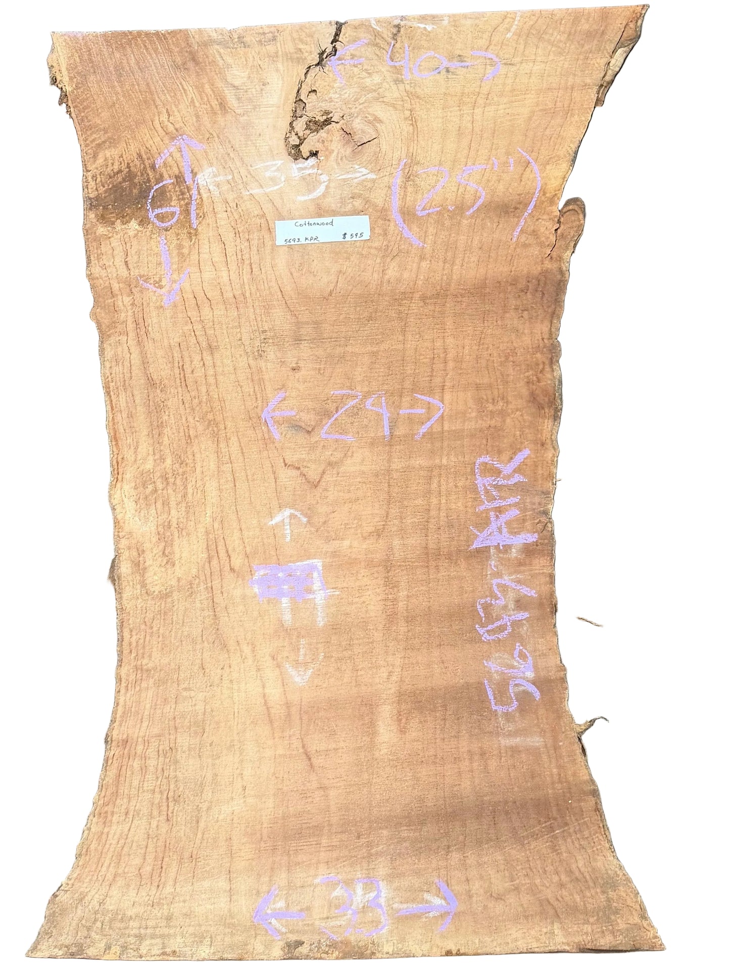 Cottonwood Live Edge Slab 5693.KPR