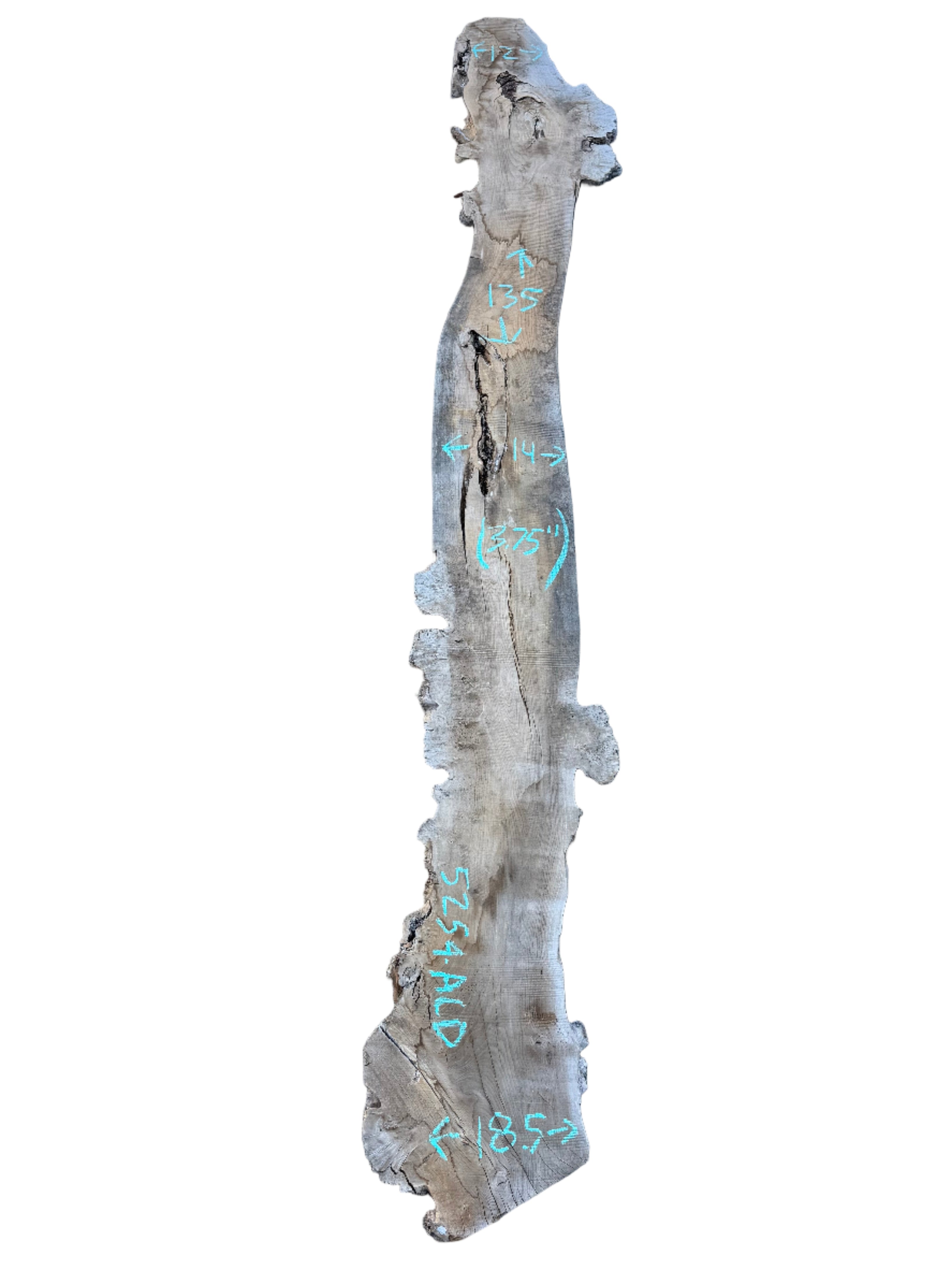 Curated visual reference: Fresh Look at Elm Live Edge Slab 5259 Ald Peroba Reclaimed Wood Live