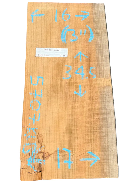 Deodar Cedar Live Edge Slab 5707.KLD