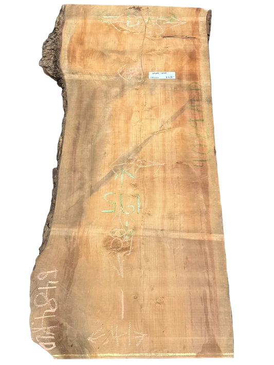 Deodar Cedar Live Edge Slab 5484.KLD