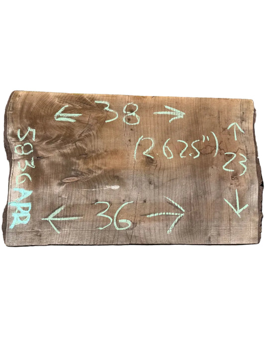 Deodar Cedar Live Edge Slab 5836.APR