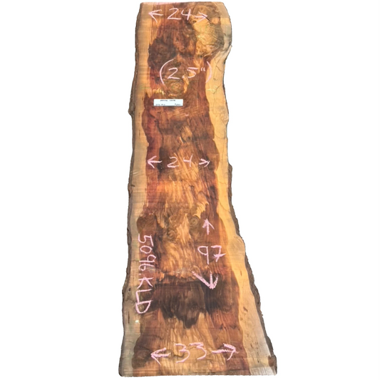 Deodar Cedar Live Edge Slab 5096.ALD