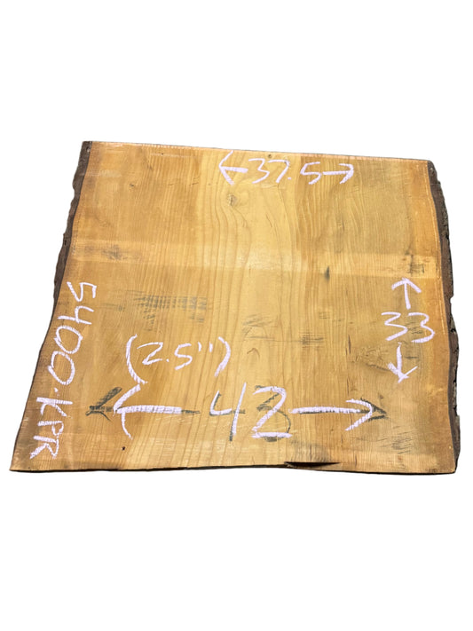 Deodar cedar live edge slab