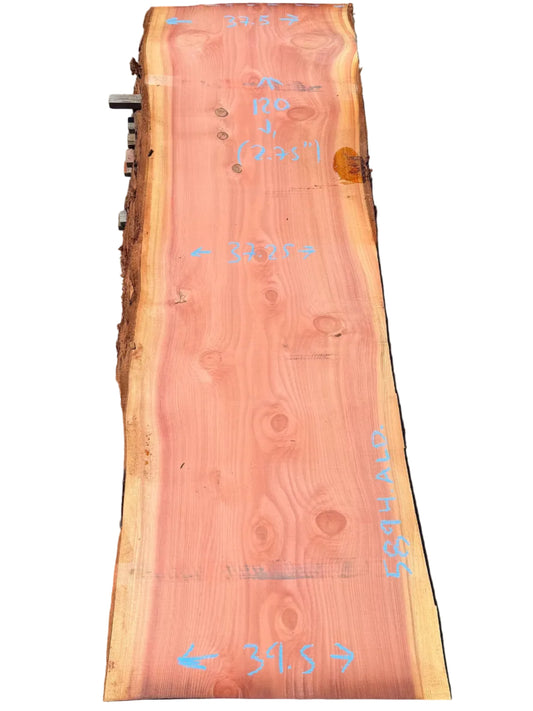 Giant Sequoia Live Edge Slab 5894.ALD