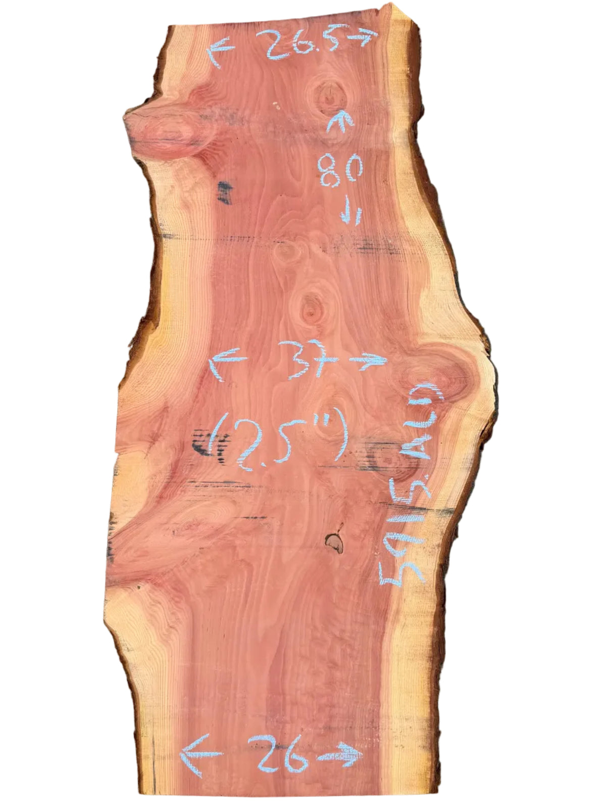 Giant Sequoia Live Edge Slab 5915.ALD