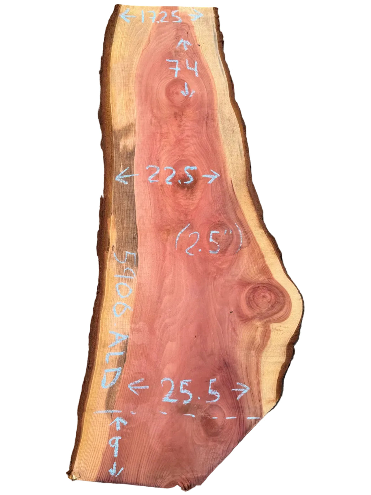 Giant Sequoia Live Edge Slab 5906.ALD