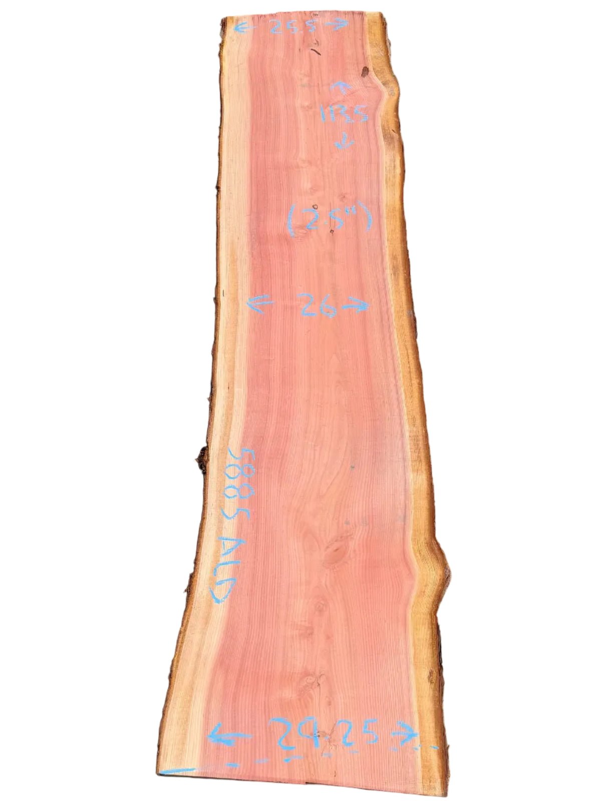 Giant Sequoia Live Edge Slab 5885.ALD