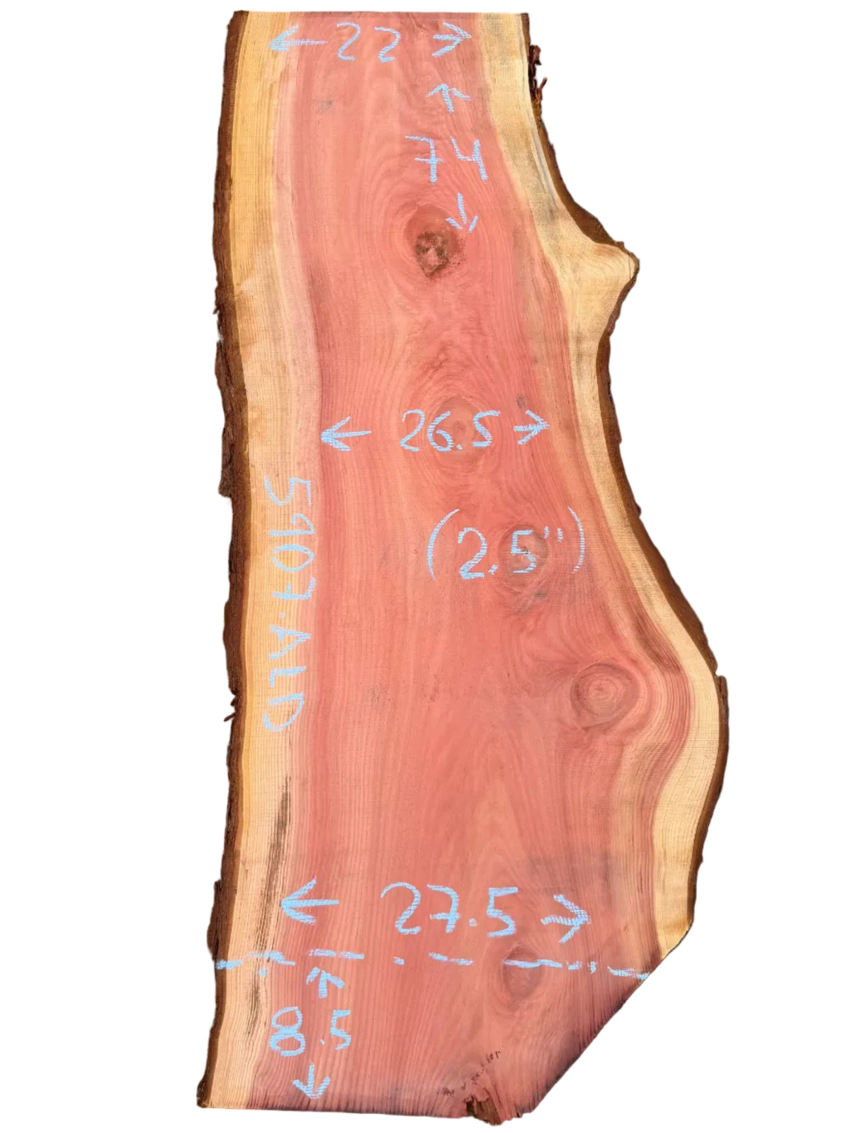 Giant Sequoia Live Edge Slab 5907.ALD