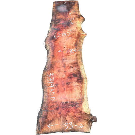 Giant Sequoia Live Edge Slab 3319.ADD