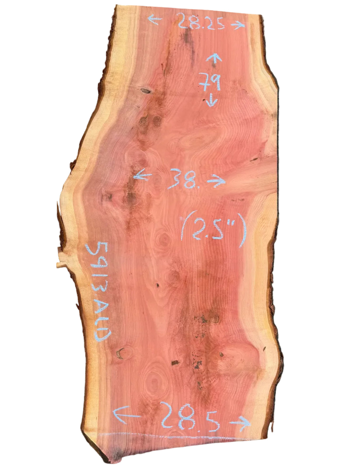 Giant Sequoia Live Edge Slab 5913.ALD
