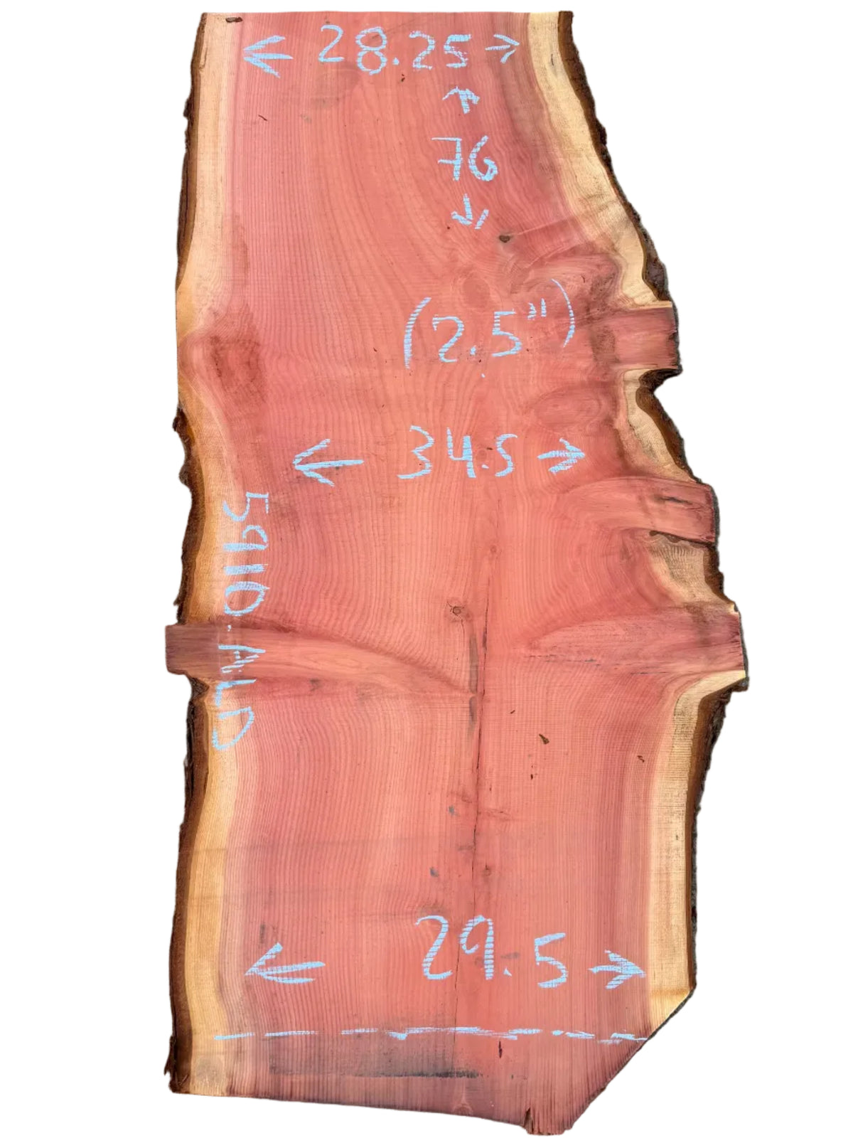 Giant Sequoia Live Edge Slab 5910.ALD