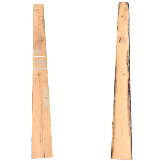 Shagbark Hickory Live Edge Slab 358.KWI