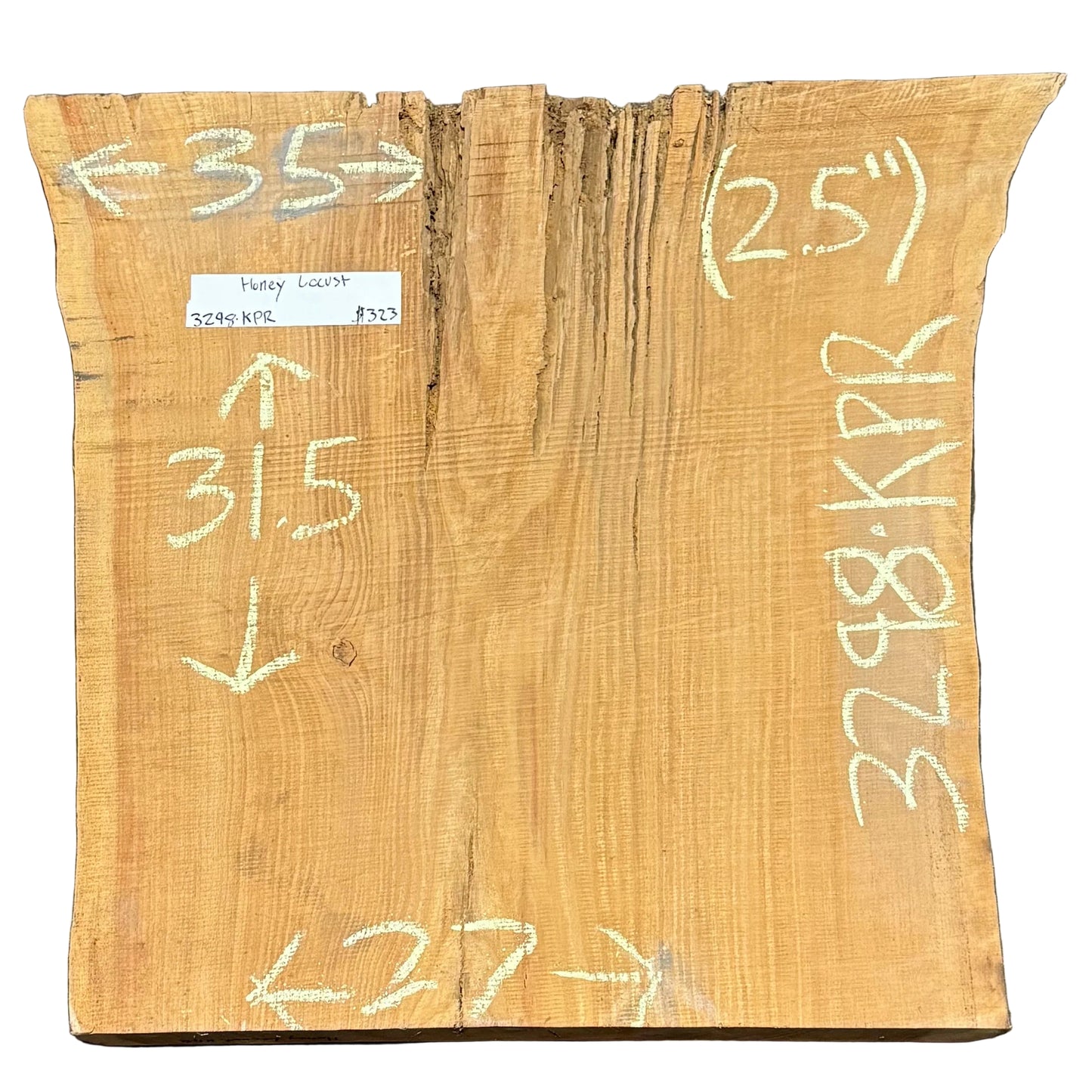 Honey Locust Live Edge Slab 3298.KPR