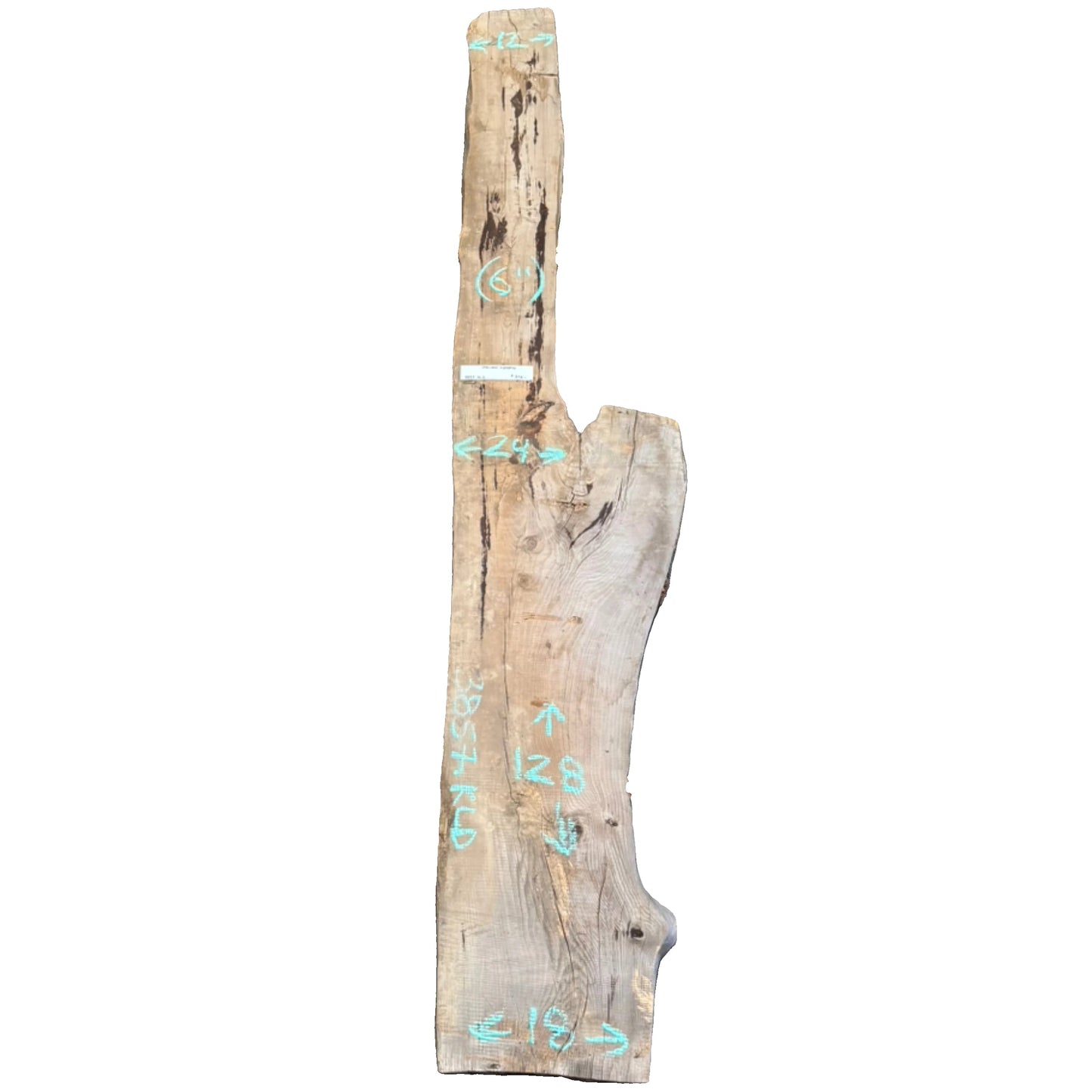 Italian Cypress Live Edge Slab 3857.ALD