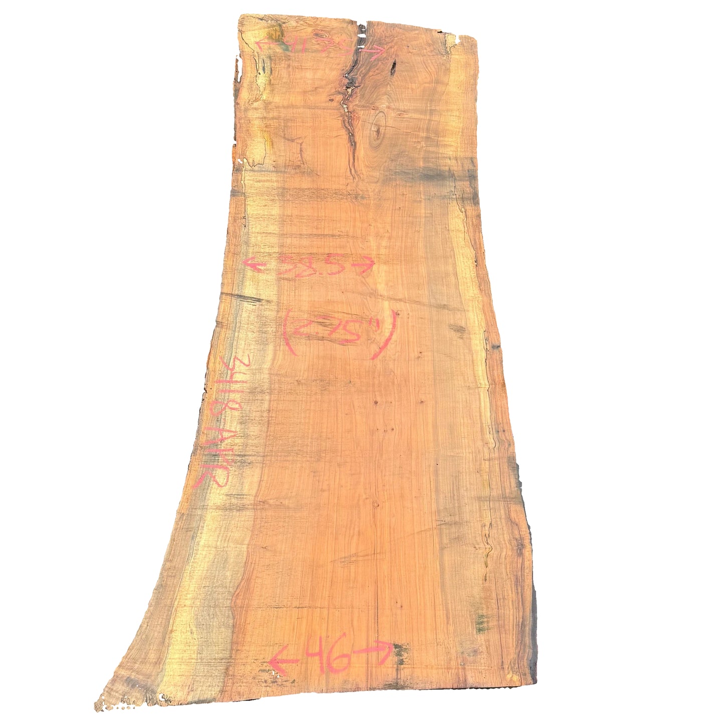 Spalted Maple Live Edge Slab 3418.APR