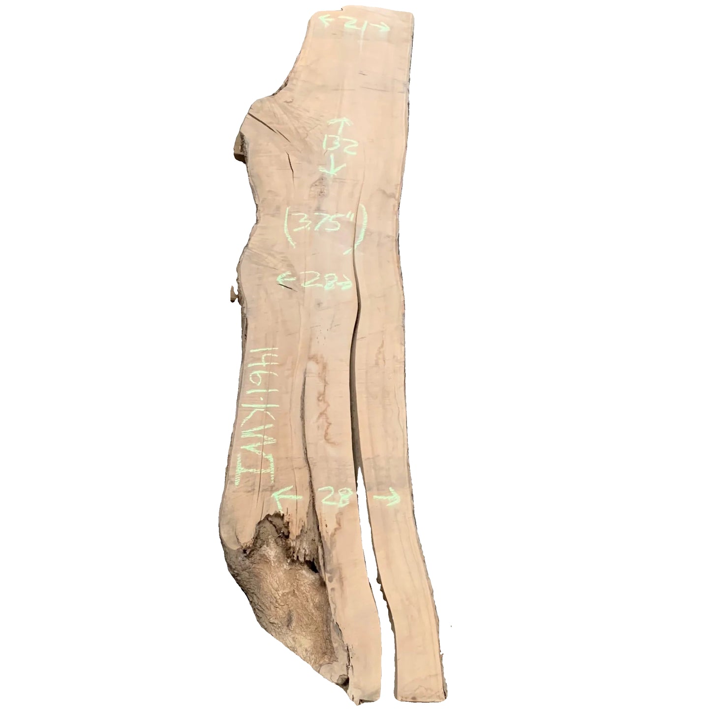 Red Maple Live Edge Slab 1461.KWI