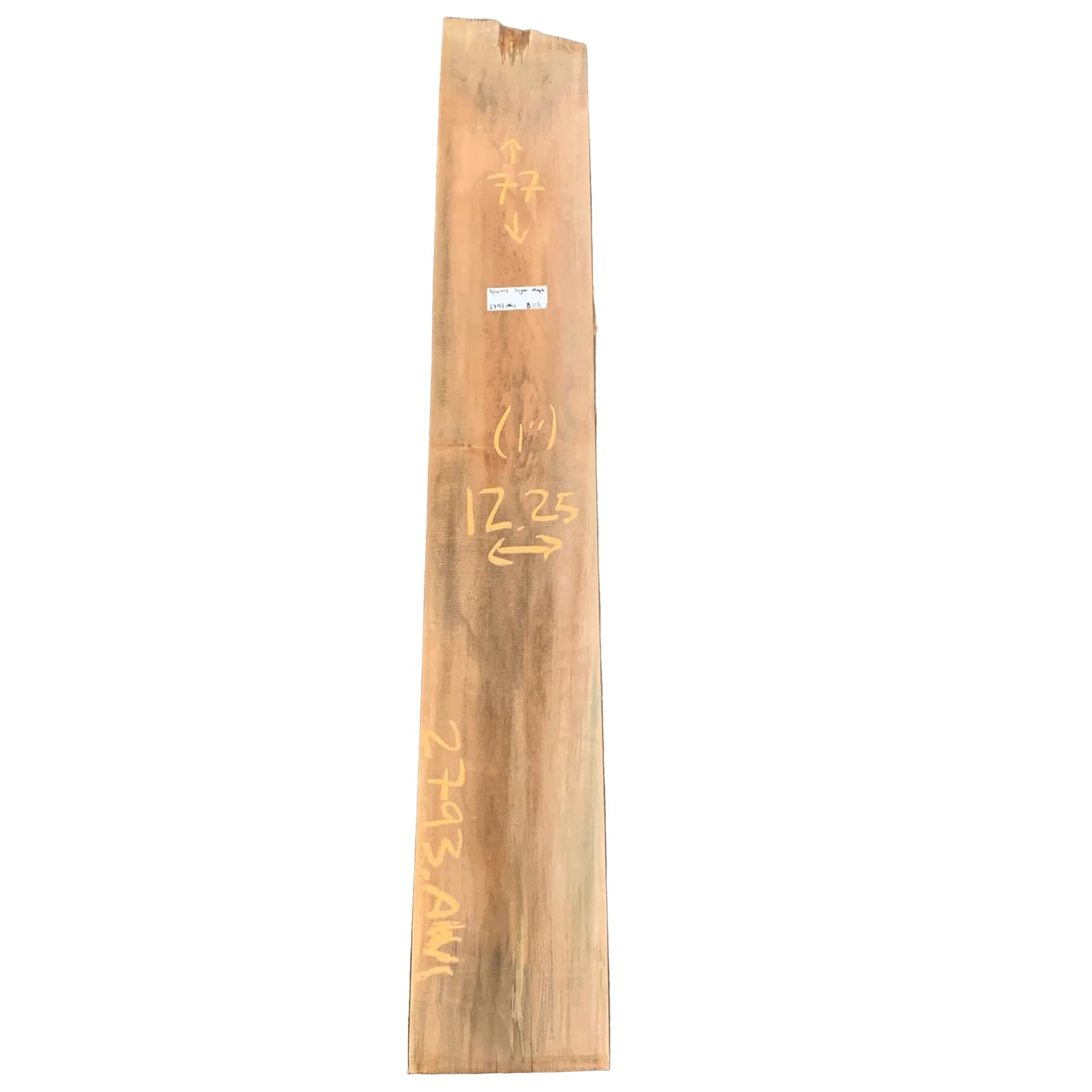 Spalted Sugar Maple Rough Sawn Lumber 2793.AWI