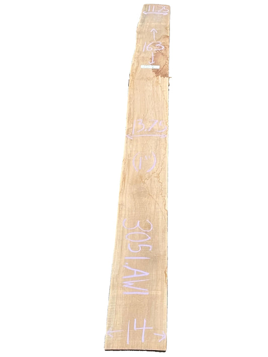 Spalted Sugar Maple Rough Sawn Lumber 3051.AWI