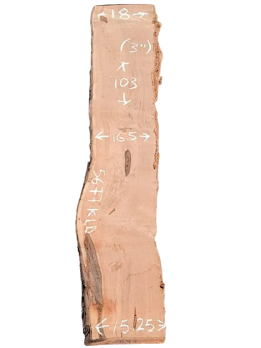 Monterey Cypress Live Edge Slab 5677.ALD