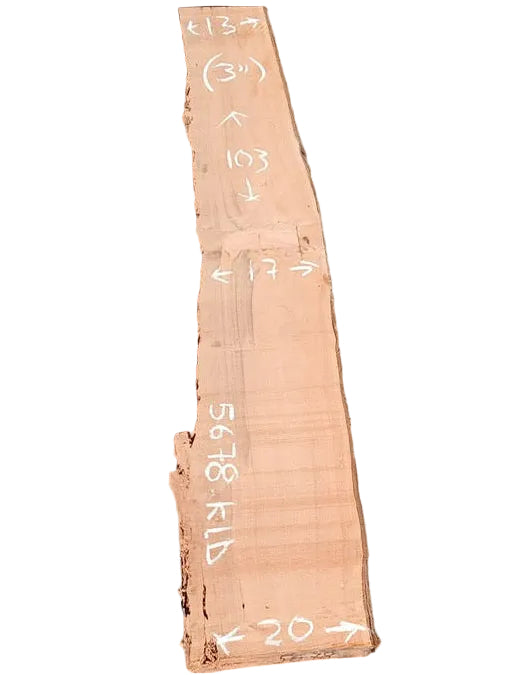 Monterey Cypress Live Edge Slab 5678.ALD