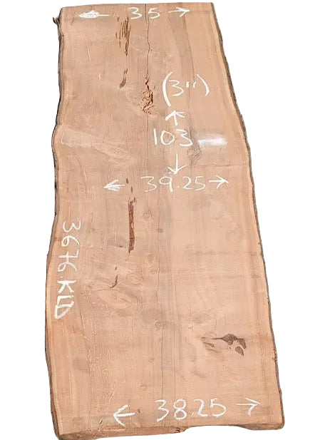 Monterey Cypress Live Edge Slab 3676.ALD