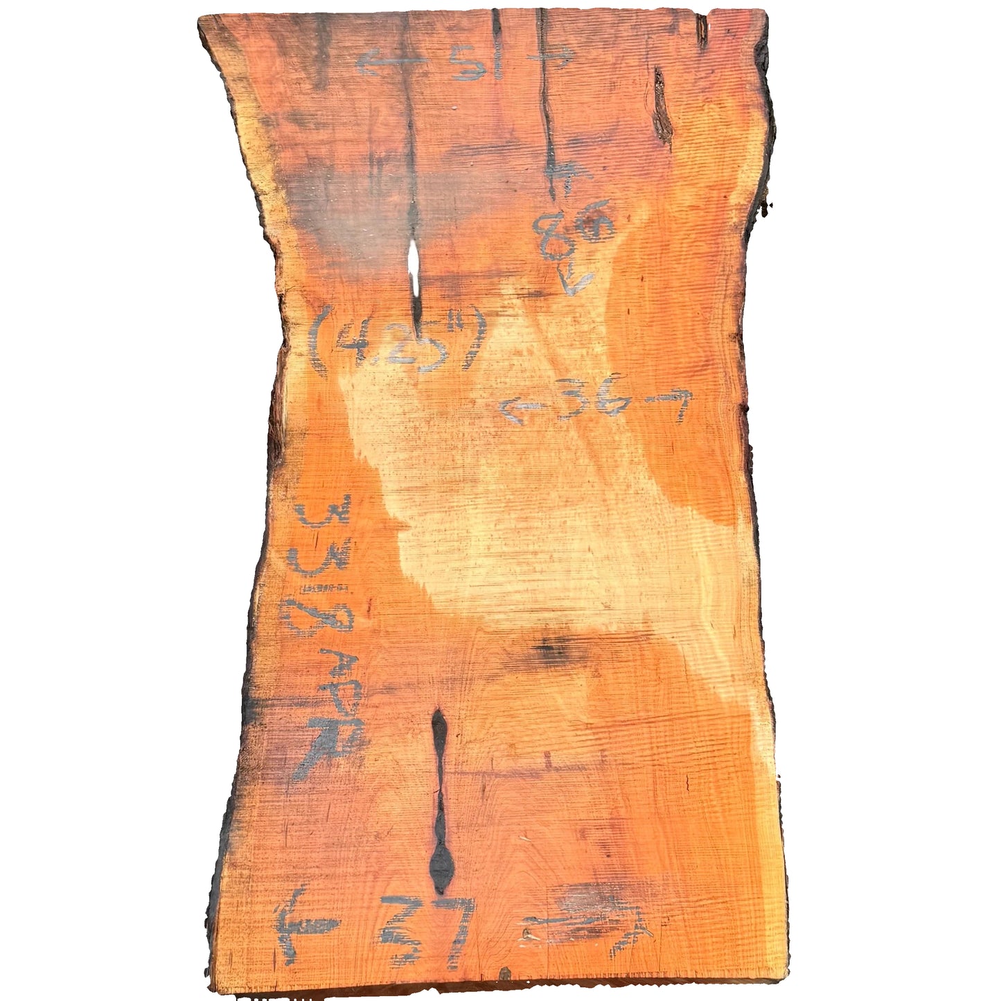 Monterey Cypress Live Edge Slab 3318.KPR