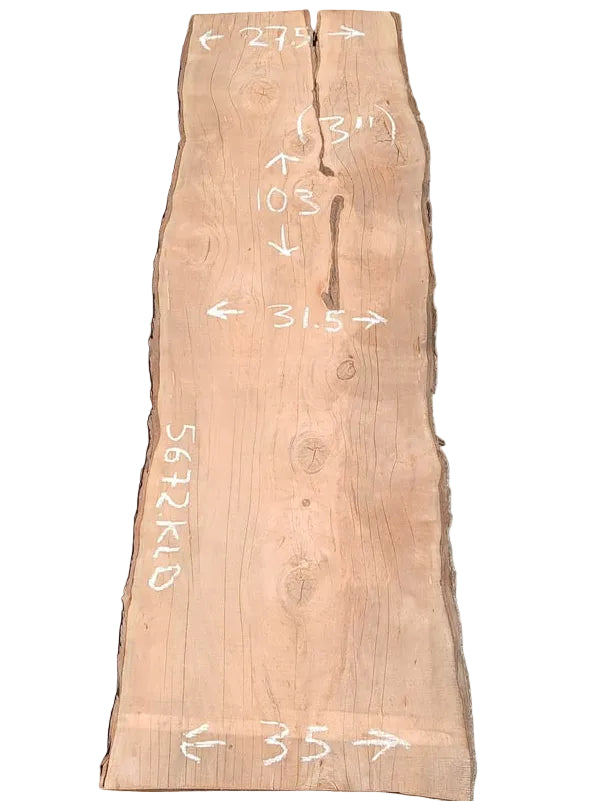 Monterey Cypress Live Edge Slab 5672.ALD