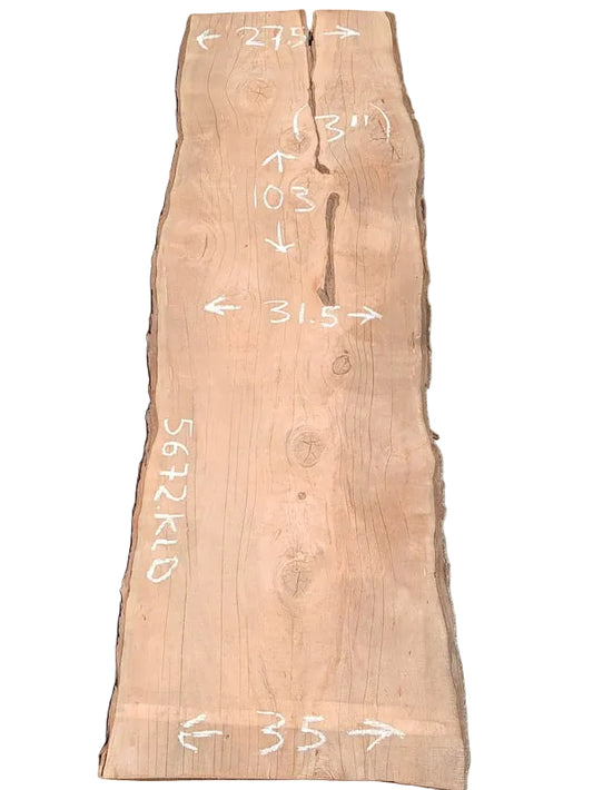 Monterey Cypress Live Edge Slab 5672.ALD