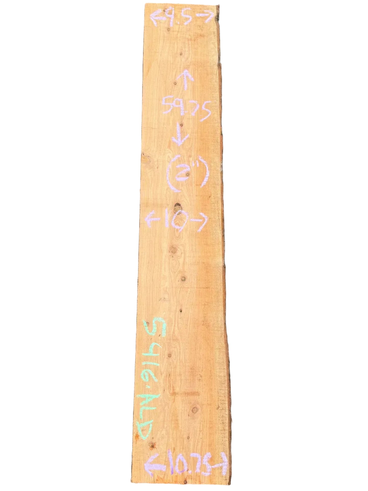 Monterey Cypress Live Edge Slab 5416.KLD