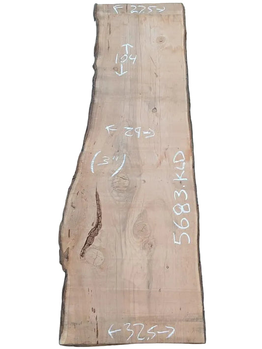 Monterey Cypress Live Edge Slab 5683.ALD