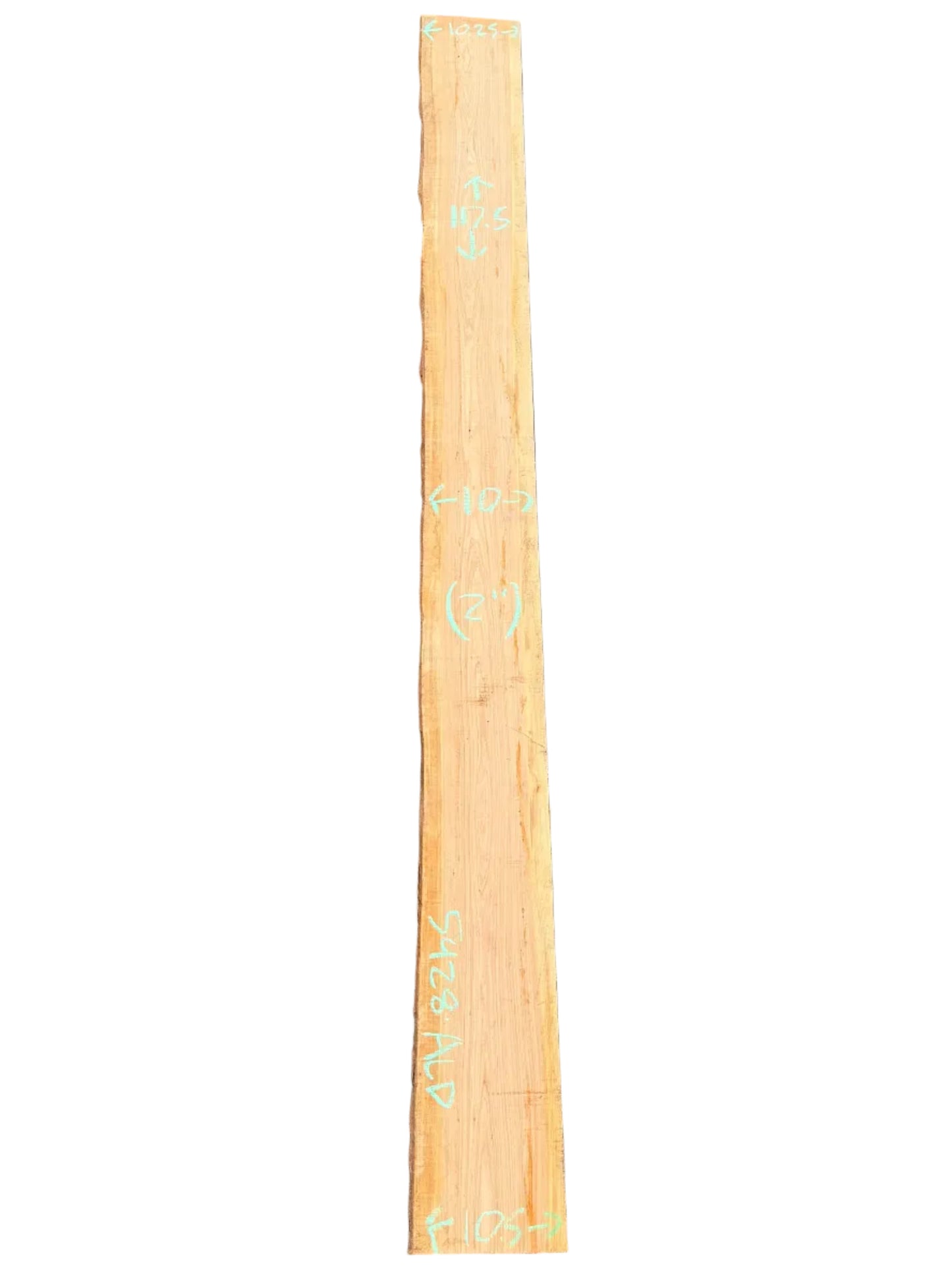 Monterey cypress live edge wood slab raw