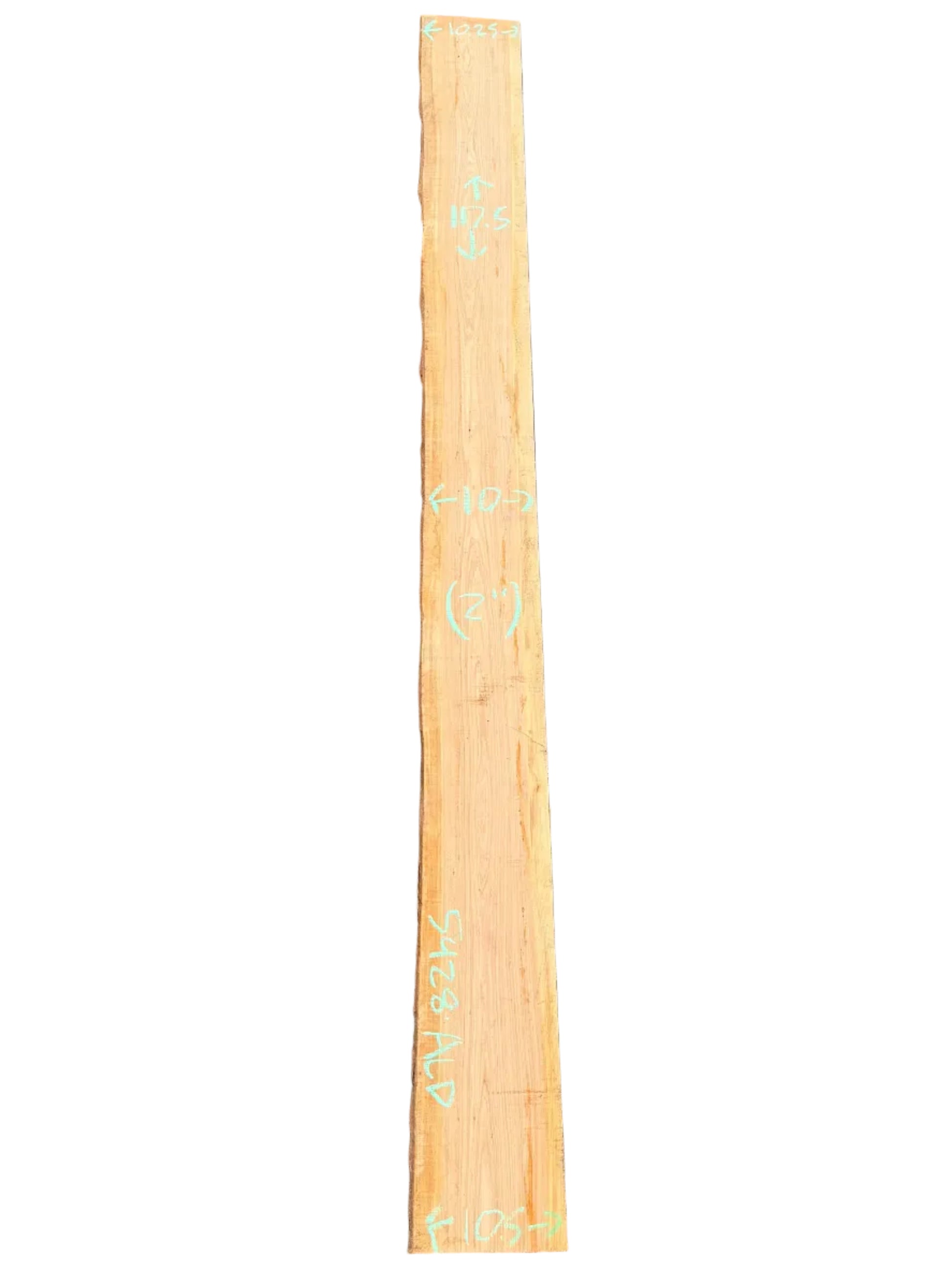 Monterey cypress live edge wood slab raw