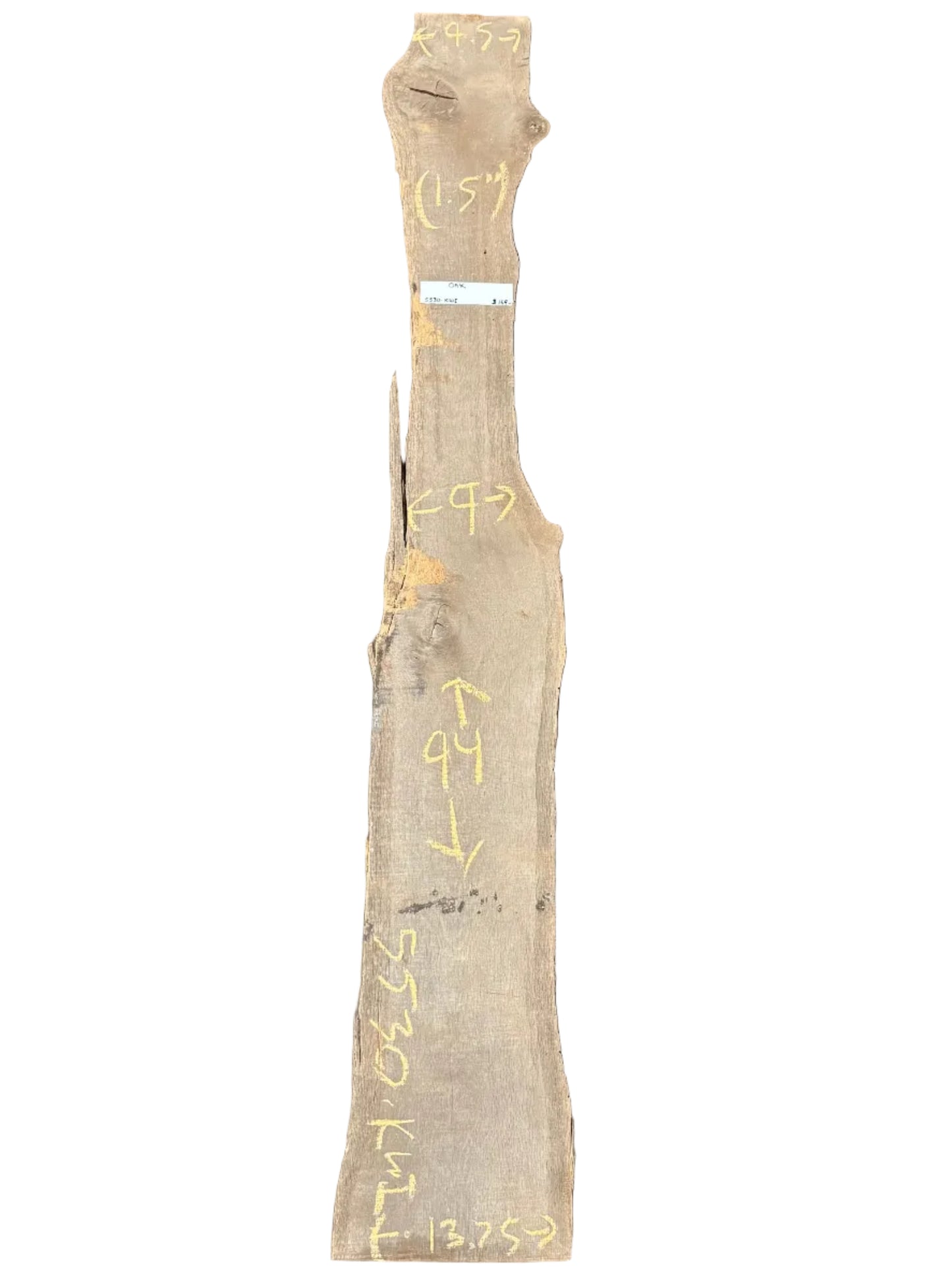 Oak Live Edge Slab 5530.KWI