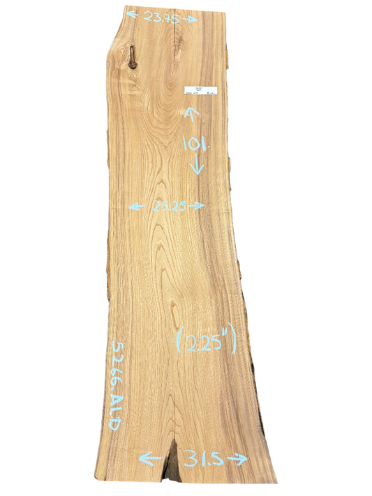 Pecan Live Edge Slab S2S 5266.KLD