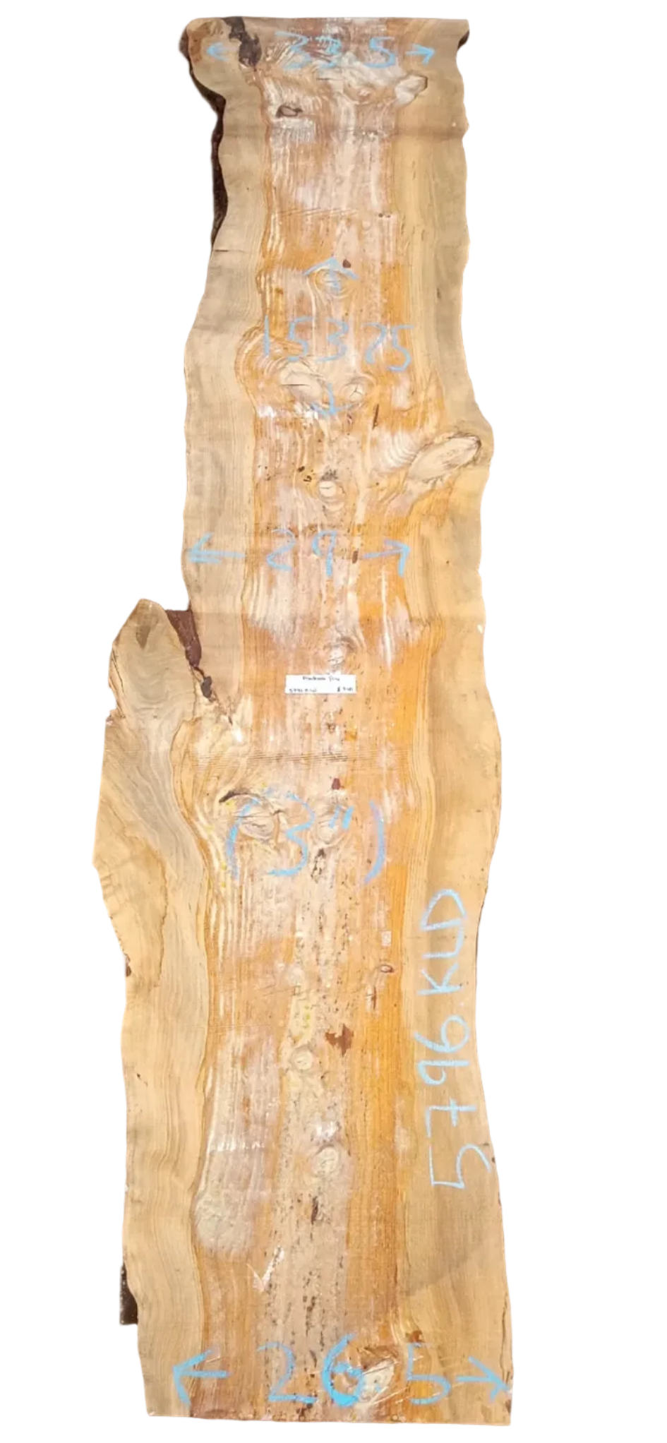 Ponderosa Pine Live Edge Slab 5796.KLD