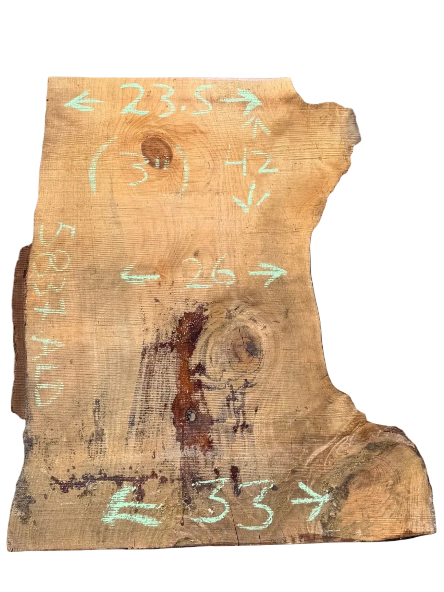 Pine Live Edge Slab 5837.ALD