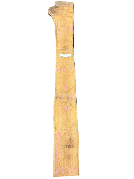 red oak live edge wood slab