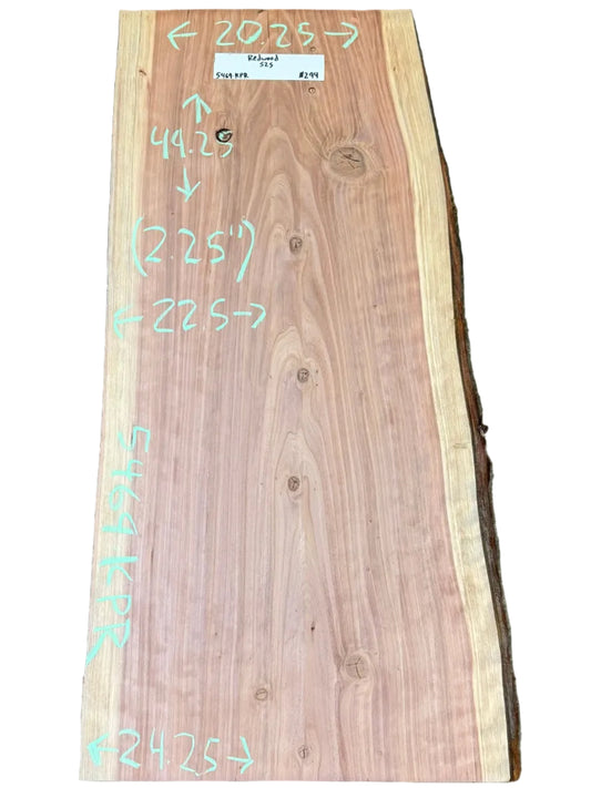 Redwood Live Edge Slab S2S 5469.KPR