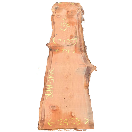 Redwood Live Edge Slab 3515.APR